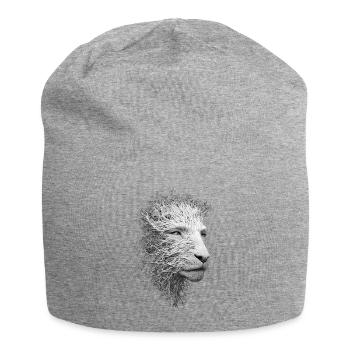 Lionne Racines Surréaliste Nature Artistique Complexe - Bonnet en jersey - gris chiné - Devant
