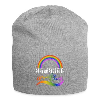 Pride Day Hamburg LGBTQ+ CSD Gay Queer Liebe - Jersey-Beanie - Grau meliert - Vorne