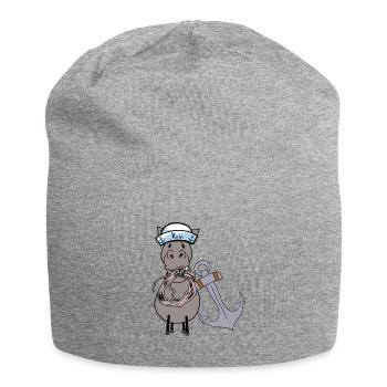 Hippocampe Enfants Enfant Marin Cheval Maritime Enfants - Bonnet en jersey - gris chiné - Devant