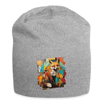 Renard - Bonnet en jersey - gris chiné - Devant