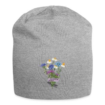 Blossom Spirit Blumenstrauß Blossom Spirit Floral - Jersey-Beanie - Grau meliert - Vorne