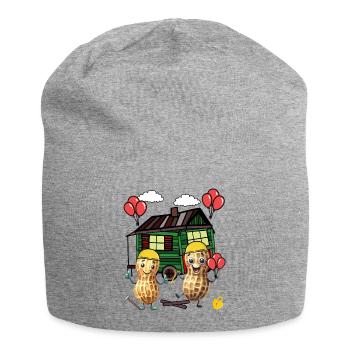Cabane Remorque de construction Craftsman Peanut Home - Bonnet en jersey - gris chiné - Devant