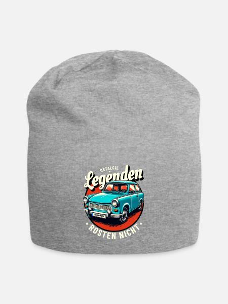 Ostalgie Legende Rennpappe Trabi DDR Retro - Jersey-Beanie - Grau meliert