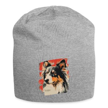 Collie - Jersey Beanie - heather grey - Front