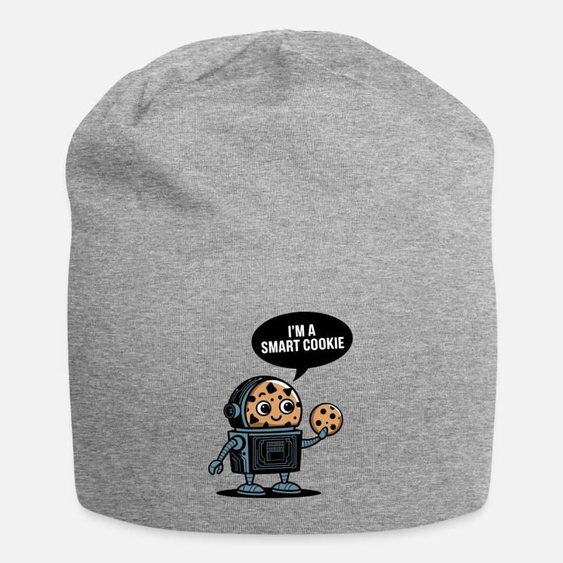 Smart Cookie Bot - Jersey-Beanie - Grau meliert