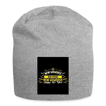Nouvel An 4 - Bonnet en jersey - gris chiné - Devant