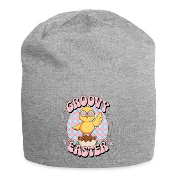 Groovy Easter - Jersey-Beanie - Grau meliert - Vorne