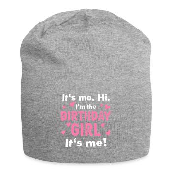 birthday girl 2 omg die ist ja so poetisch - Jersey Beanie - heather grey - Front