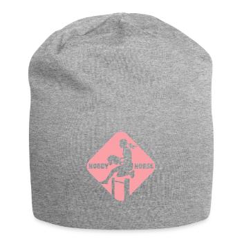 Cheval de loisir - Cheval de loisir - Équitation - Cadeau - Bonnet en jersey - gris chiné - Devant