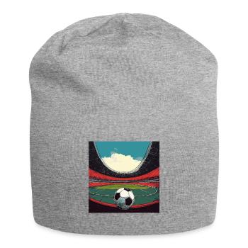 Stadion-Fußballfür Mannschaften und Vereine - Jersey-Beanie - Grau meliert - Vorne