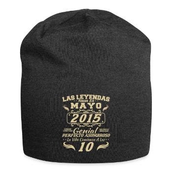 Mai 2015 Vintage Cadeau d’anniversaire - Bonnet en jersey - charbon - Devant