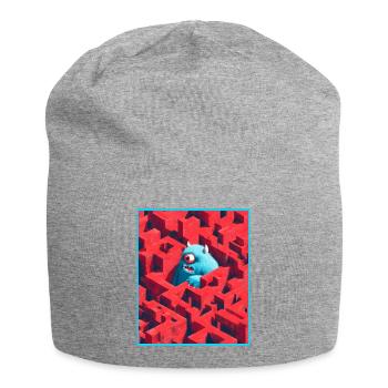 Monster Labyrinth - Jersey Beanie - heather grey - Front