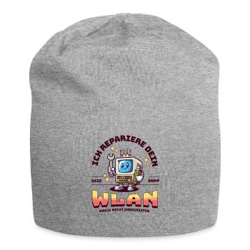 I'll fix your Wi-Fi - Jersey Beanie - heather grey - Front