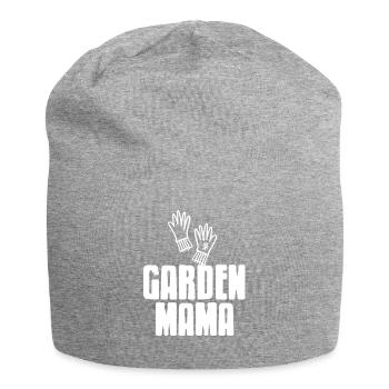 Garden Mama Green Thumb Proud Plant Mom - Jersey-Beanie - Grau meliert - Vorne