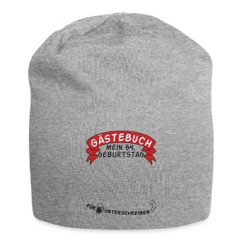 Livre d’or Mon idée cadeau 54e anniversaire - Bonnet en jersey - gris chiné - Devant