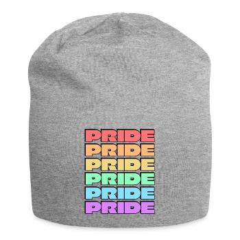 Gay pride 6 rainbow colors - Jersey Beanie - heather grey - Front