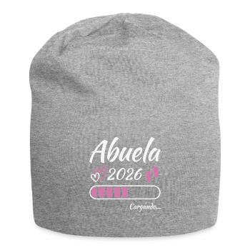 Grandma 2026 Loading Future Grandma - Jersey Beanie - heather grey - Front