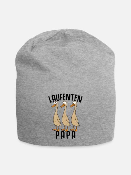 Ducks Dad Duck Breeding Duck Ducks Breeding - Jersey Beanie - heather grey