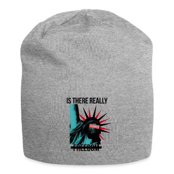 Statue rebelle avec des éléments de censure - Bonnet en jersey - gris chiné - Devant