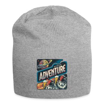ASTRONAUTEN-ABENTEUER - Jersey-Beanie - Grau meliert - Vorne