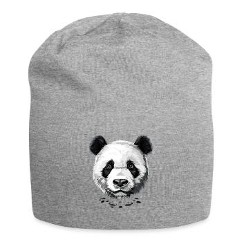 Panda Ours Pandas Géants Panda Géant Mignon Panda Ours Panda - Bonnet en jersey - gris chiné - Devant