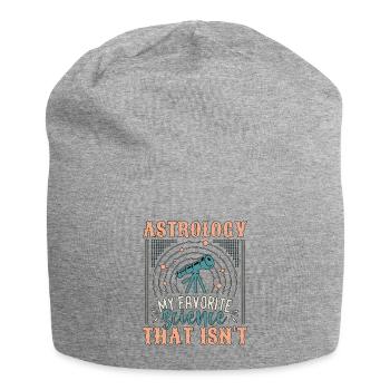 Astrology My Favorite Science That Tells Fortune - Jersey Beanie - heather grey - Front