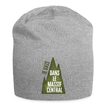 Je Vais Dans Le Massif Central - Bonnet en jersey - gris chiné - Devant