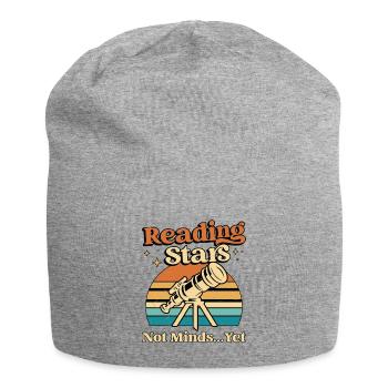Astrologer Reading Stars Not Minds Fortune Telling - Jersey Beanie - heather grey - Front