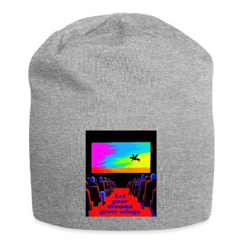 Dream visions - Jersey Beanie - heather grey - Front