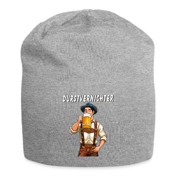 Bière MAN - Bonnet en jersey - gris chiné - Devant