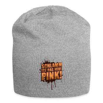 Mud is the new mud run Mud Run Muddy Race - Jersey Beanie - heather grey - Front