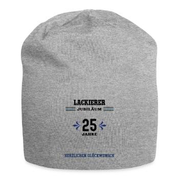 Lackierer 25 Jahre Jubiläum 25. jähriges Jubilaeum - Jersey-Beanie - Grau meliert - Vorne
