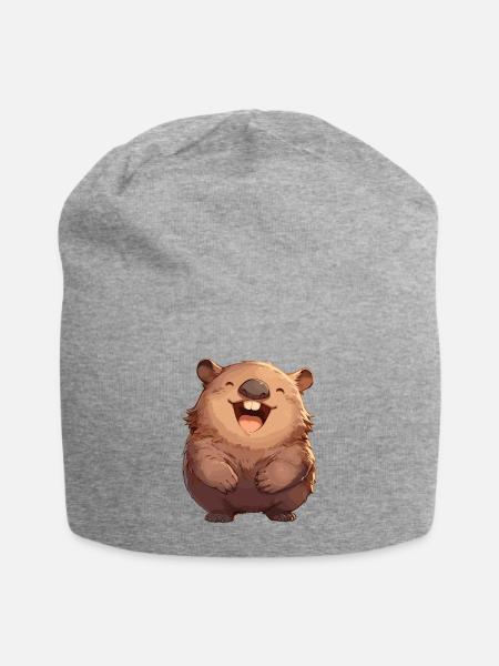 Wombats Wombat - Jersey-Beanie - Grau meliert