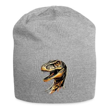 Raptor Vélociraptor Dinosaure Dino Raptors - Bonnet en jersey - gris chiné - Devant
