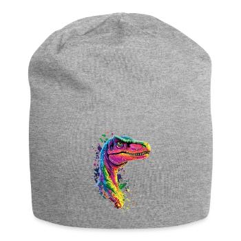 Raptor Vélociraptor Dinosaure Dino Raptors - Bonnet en jersey - gris chiné - Devant
