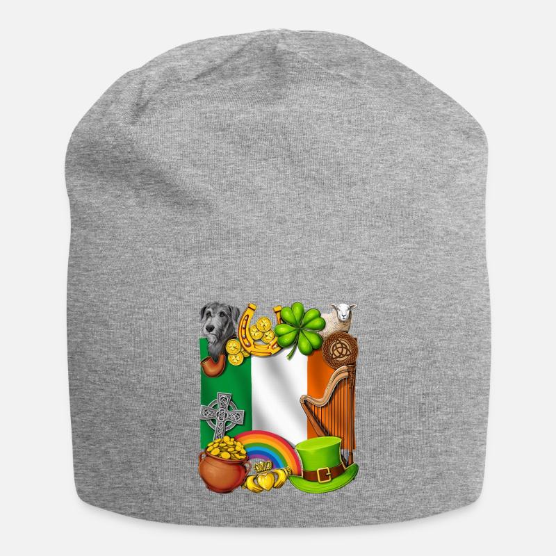 Irish Heritage - Jersey Beanie - heather grey
