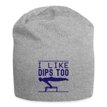 Fanatiques de fitness J’aime aussi les trempettes Gymnastique suédoise Gym - Bonnet en jersey - gris chiné - Devant