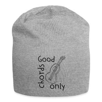 Good Chords Only Guitar - Jersey Beanie - heather grey - Front