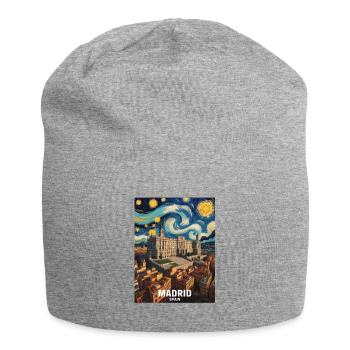 Madrid - Bonnet en jersey - gris chiné - Devant