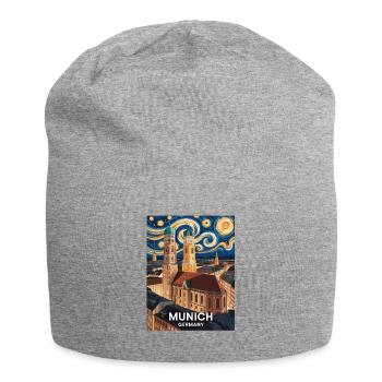 Munich - Jersey Beanie - heather grey - Front