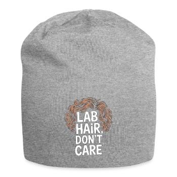 Lab Technician Lab Hair Don't Care Phlebotomist - Jersey-Beanie - Grau meliert - Vorne
