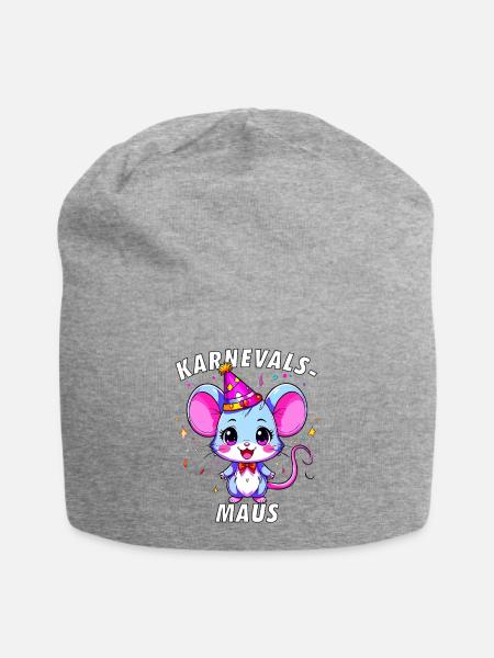 KARNEVALS MAUS - Jersey-Beanie - Grau meliert