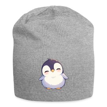 Pingouins Pingouin - Bonnet en jersey - gris chiné - Devant