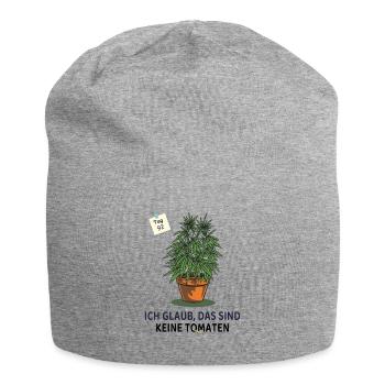 Tag 92 – immer noch keine Tomaten - Jersey-Beanie - Grau meliert - Vorne