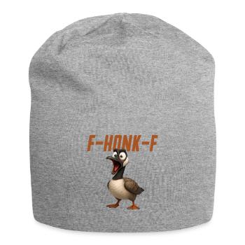 F-Honk-F Goose Funny Goose FHONKF F Honk F - Jersey Beanie - heather grey - Front