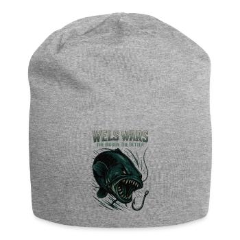 Wels Wars : plus c’est grand, mieux c’est - Bonnet en jersey - gris chiné - Devant