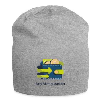 Icône du portefeuille de flux de trésorerie - Bonnet en jersey - gris chiné - Devant