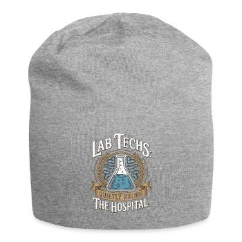 Lab Techs Quietly Ruling The Hospital Medical Lab - Jersey Beanie - heather grey - Front