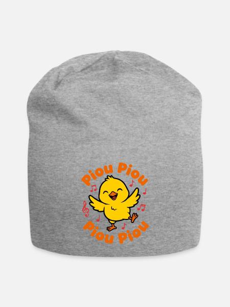 Chick Piou-Piou Glückliche Tänzerin - Jersey-Beanie - Grau meliert