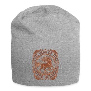 Year Of The Fire Horse Celebration-Design - Jersey-Beanie - Grau meliert - Vorne